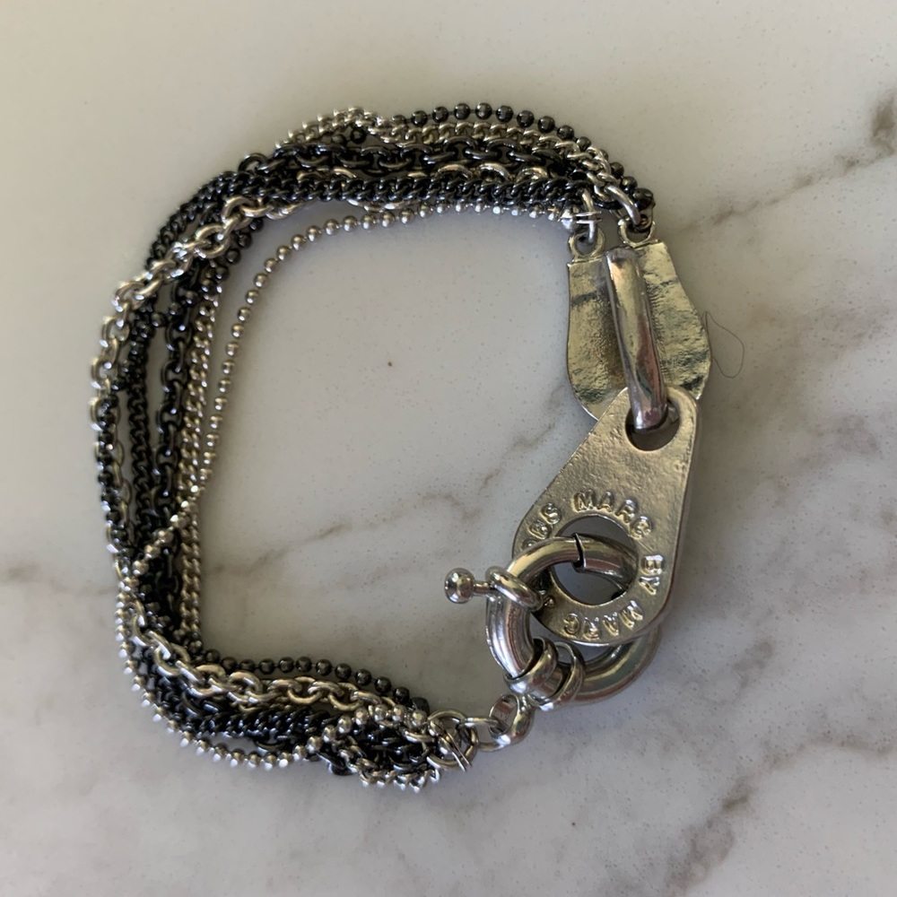 Marc by Marc Jacobs zipper chain bracelet
